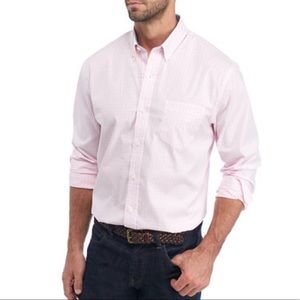 Crown & Ivy Long Sleeve No Iron Plaid Woven Shirt